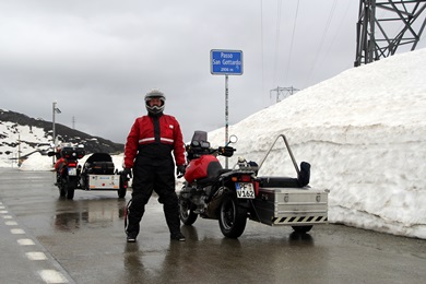 Gotthardpass bei Schnee - Jochen Brett