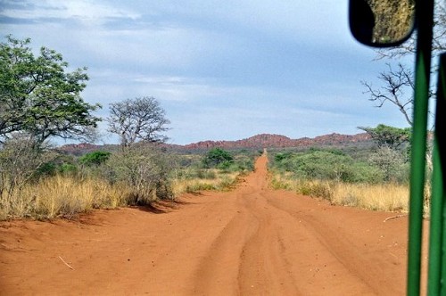 Pad auf dem Waterberg