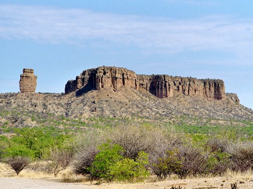 Felsterrassen im Ugabtal