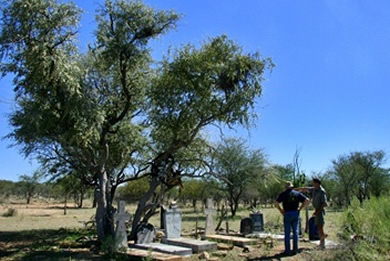 Friedhof im Kaokoveld