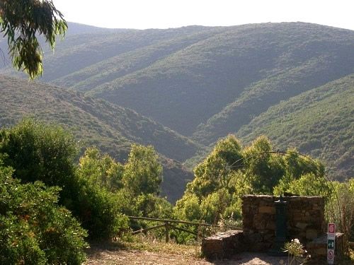 Aussicht von unserem campingplatz