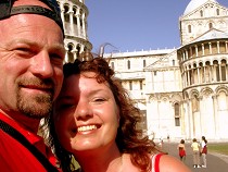 Jochen und Andrea in Pisa