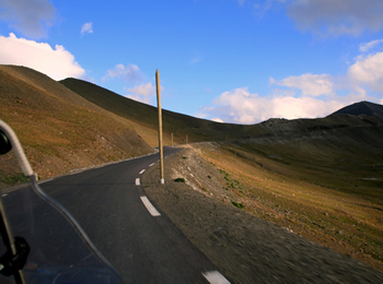 Auffahrt zum Col de la Bonette